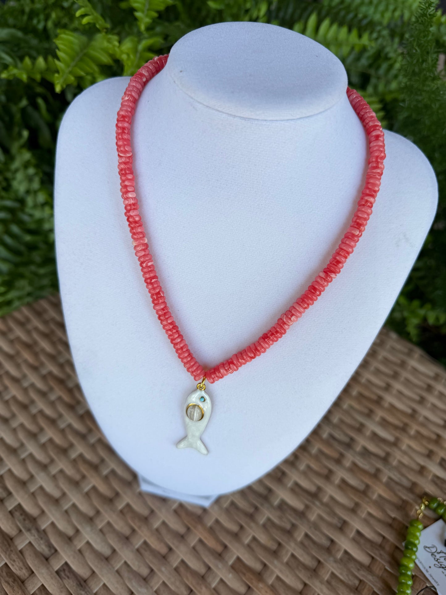 red with white fish
