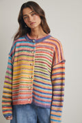 Stripe Rainbow Cardigan