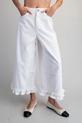Ruffle Bottom Jeans