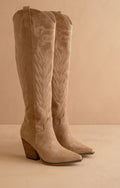 The Bronco - Knee-high Embroidered Boots
