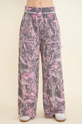 Washed Tree Camo Cargo Pants
