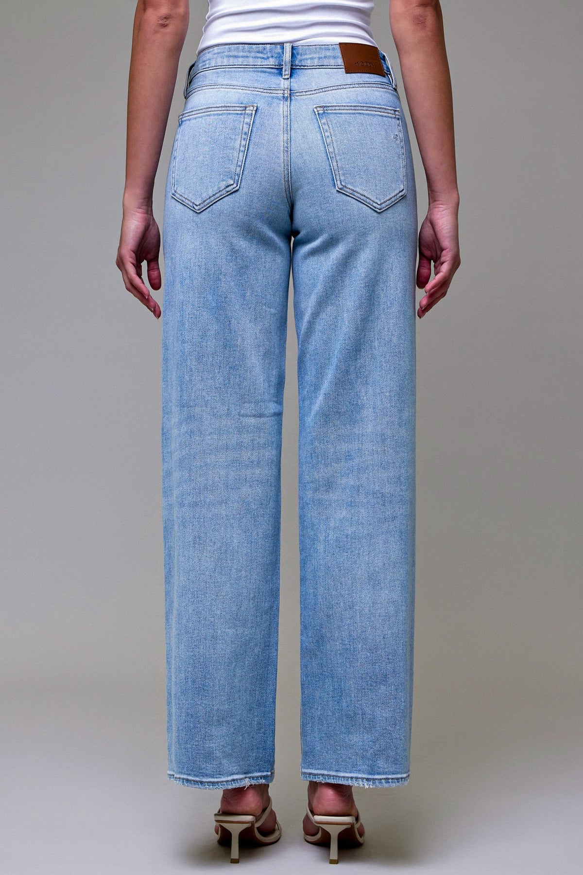 Light Wash Clean Low Rise Dad Jeans