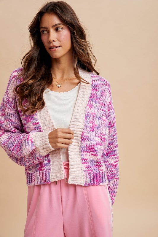 Triple Pink Cardigan