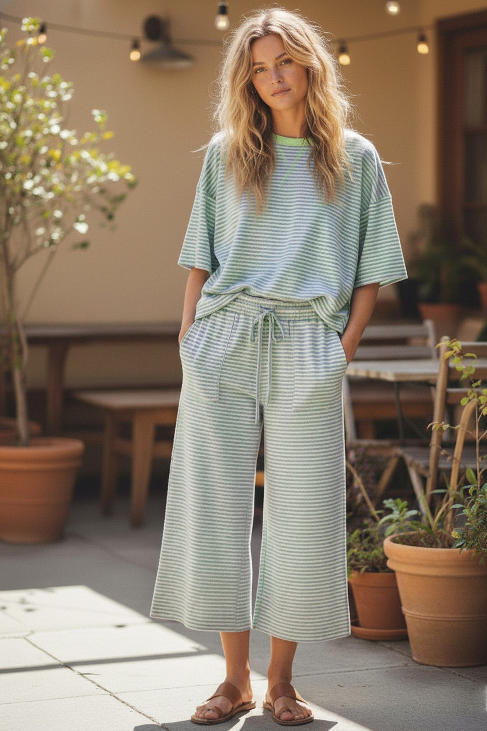 Mint-Lilac Set