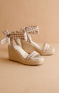 Gingham Wrap Wedge