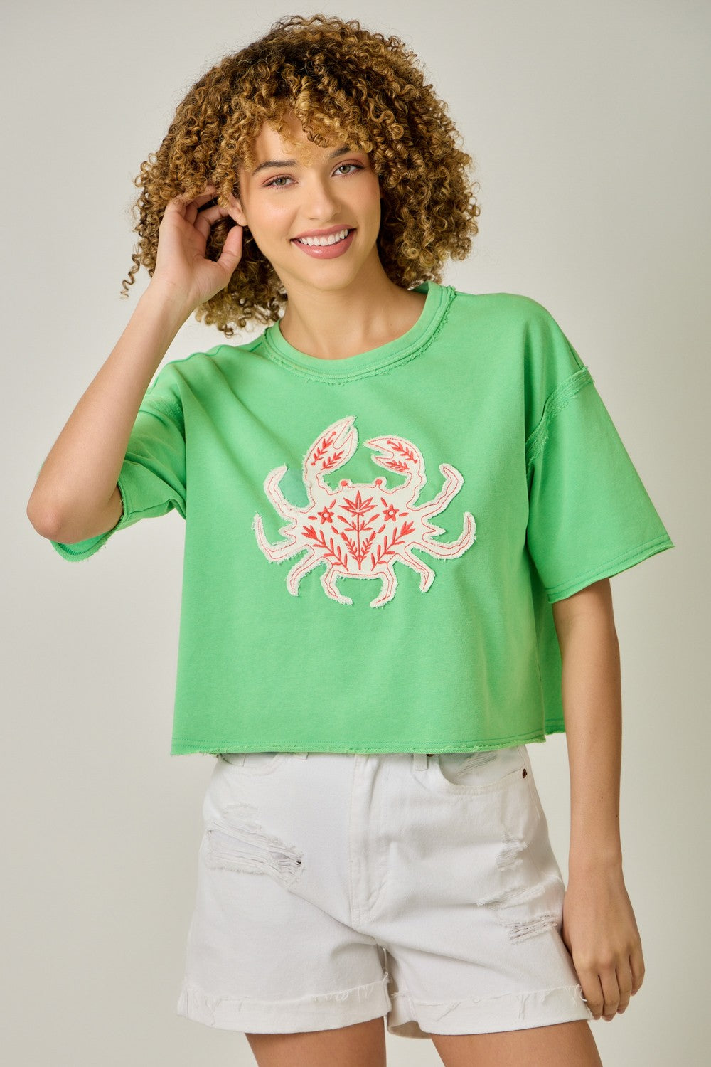 Crab Patched French Terry Tee