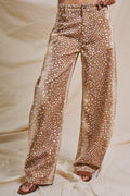 Bambi Print Wide Leg Pants
