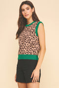 LEOPARD PRINT VEST