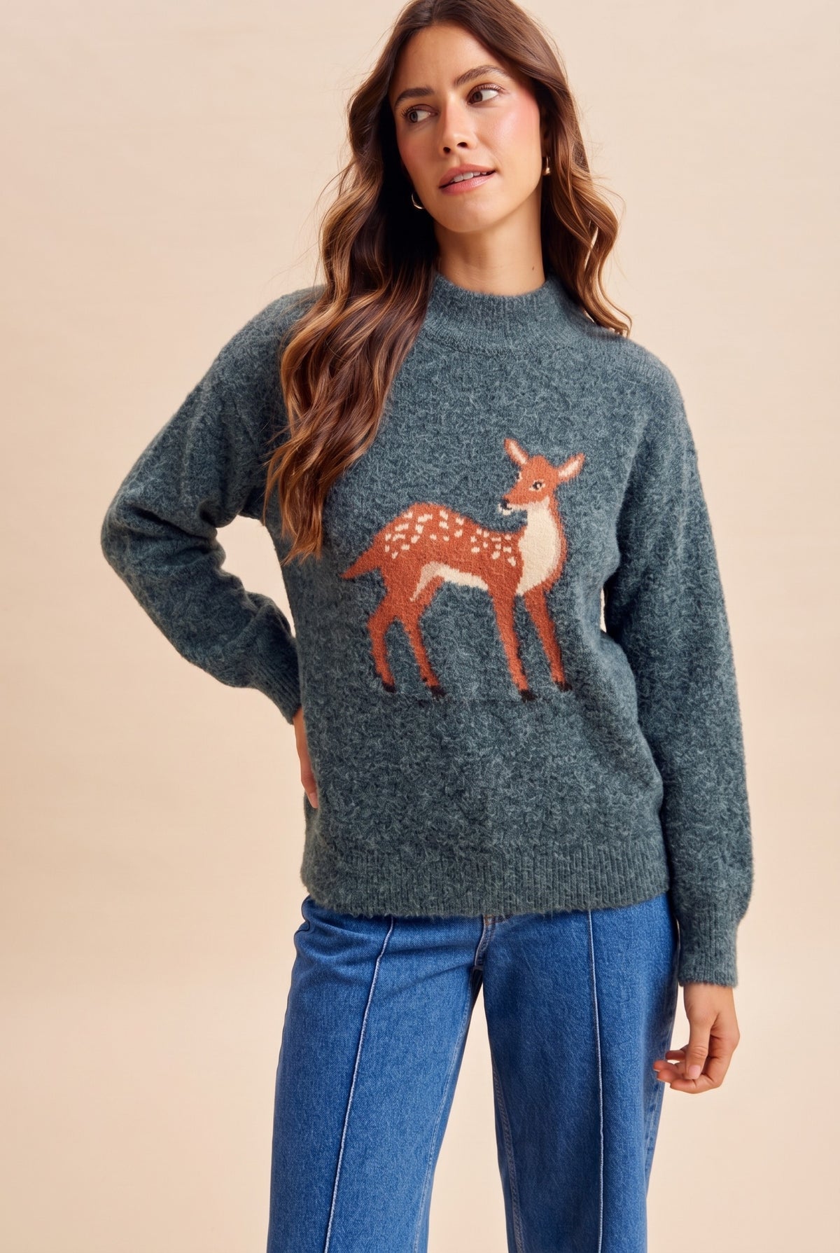 Holiday Bambi Sweater