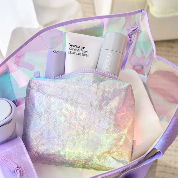 Soap Bubble Crinkle Makeup Bag