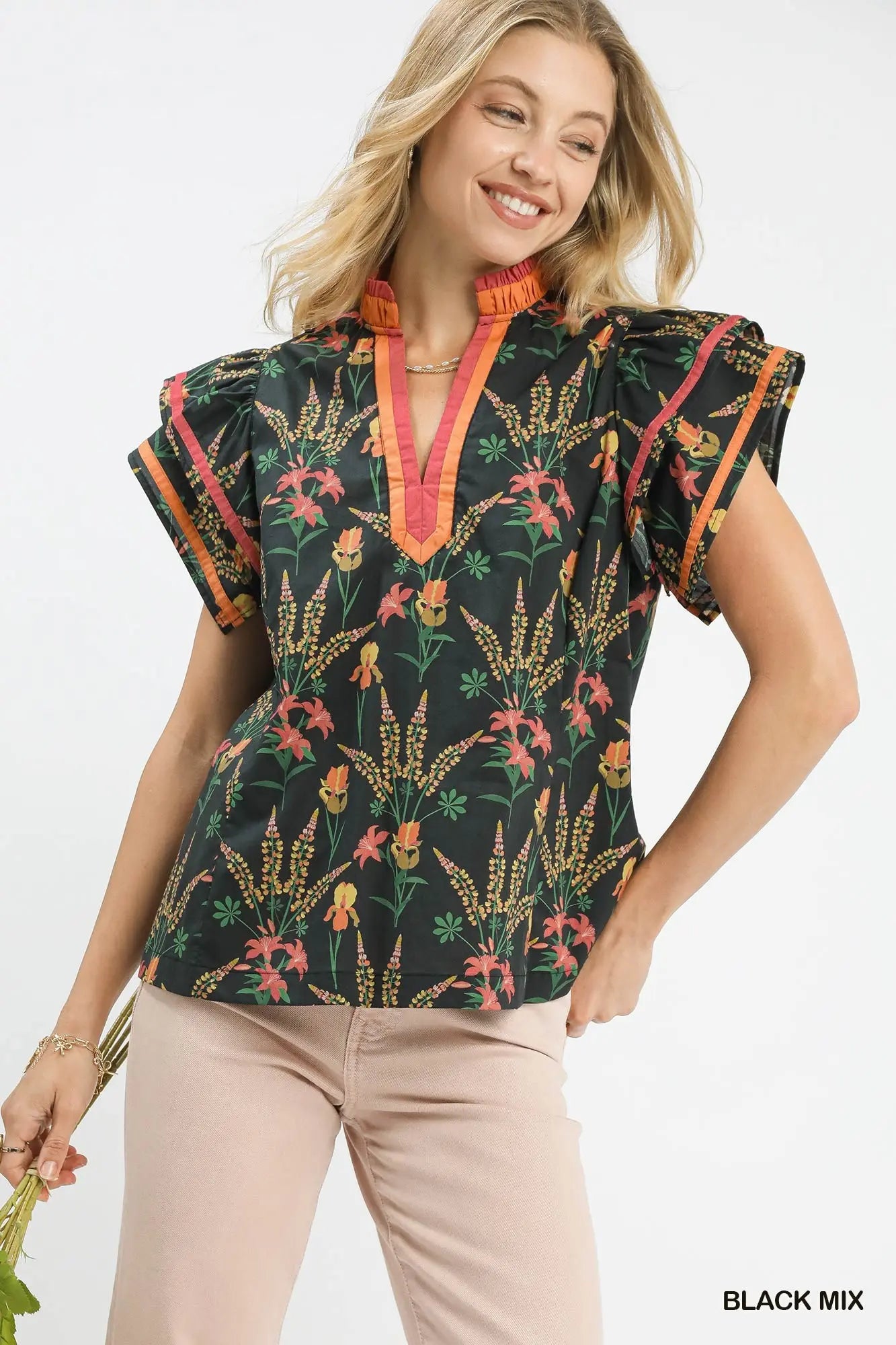 Black Floral Mix