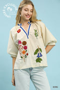 Petals & Grace Embroidered Top