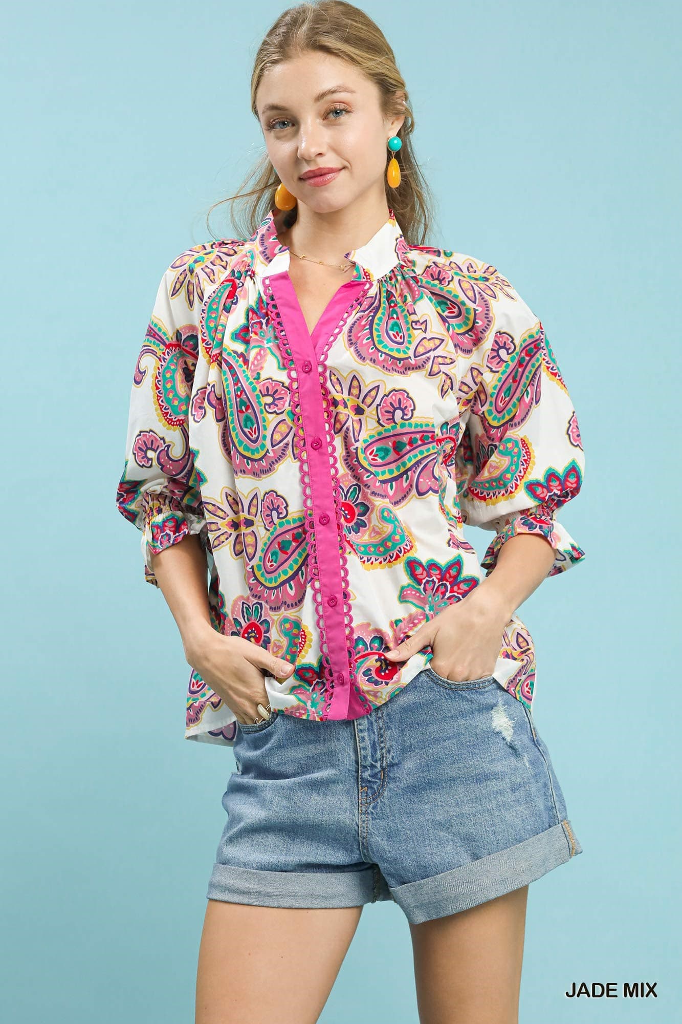 Boho Bloom Paisley Blouse