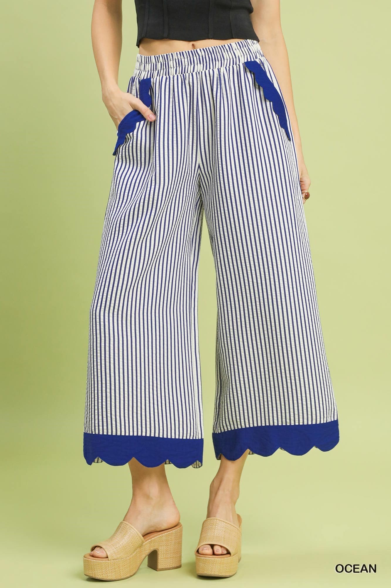 Seaside Scallop Pants
