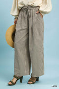 Striped Drawstring Pants