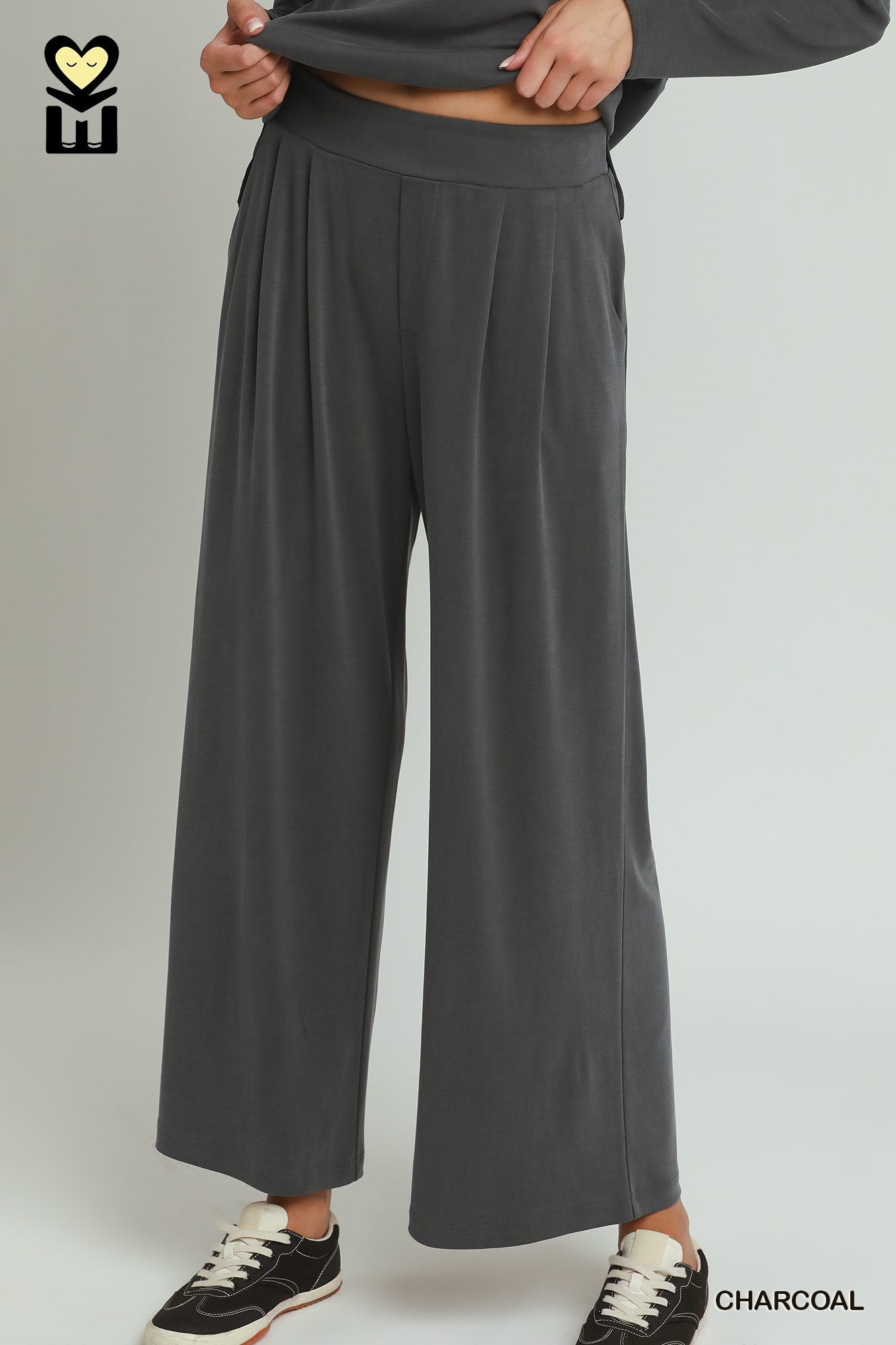 Viscose Pleated Casual Pants 28"