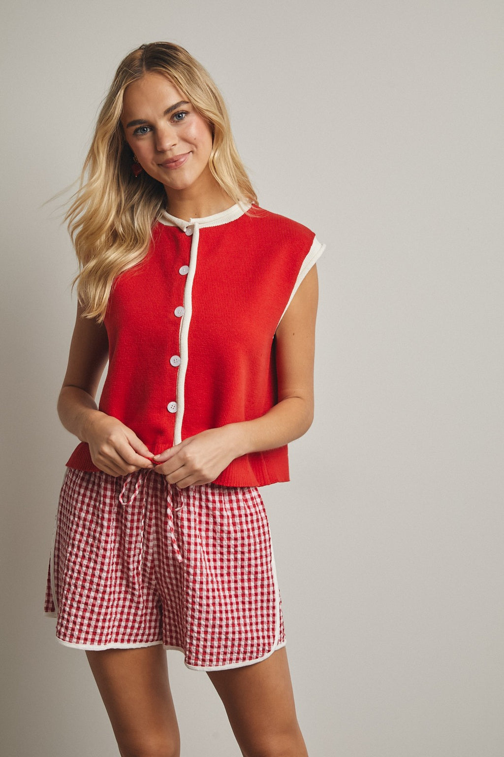 Sweater Vest Button Down
