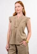 Ivy Jane Striped Ruffle Top