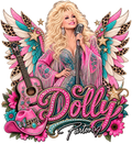Dolly Parton Wings Custom Made Tee