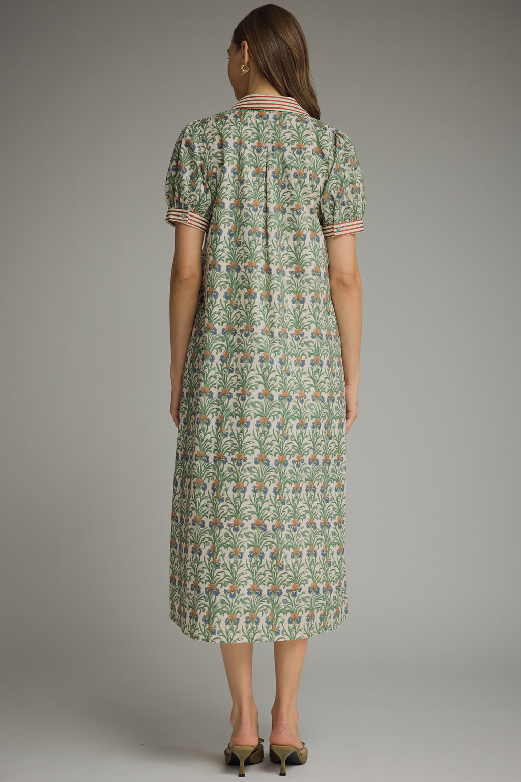 The Sophisticated Floral Button Down Dress