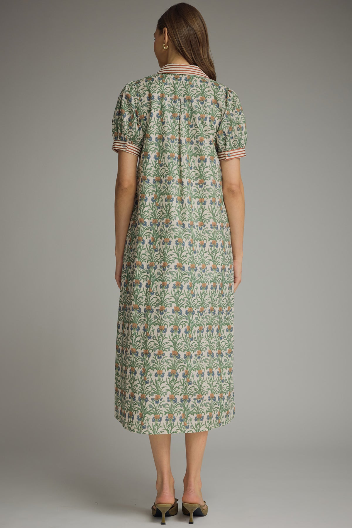 The Sophisticated Floral Button Down Dress