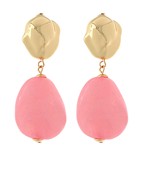 Bliss Pink Dangle Earrings