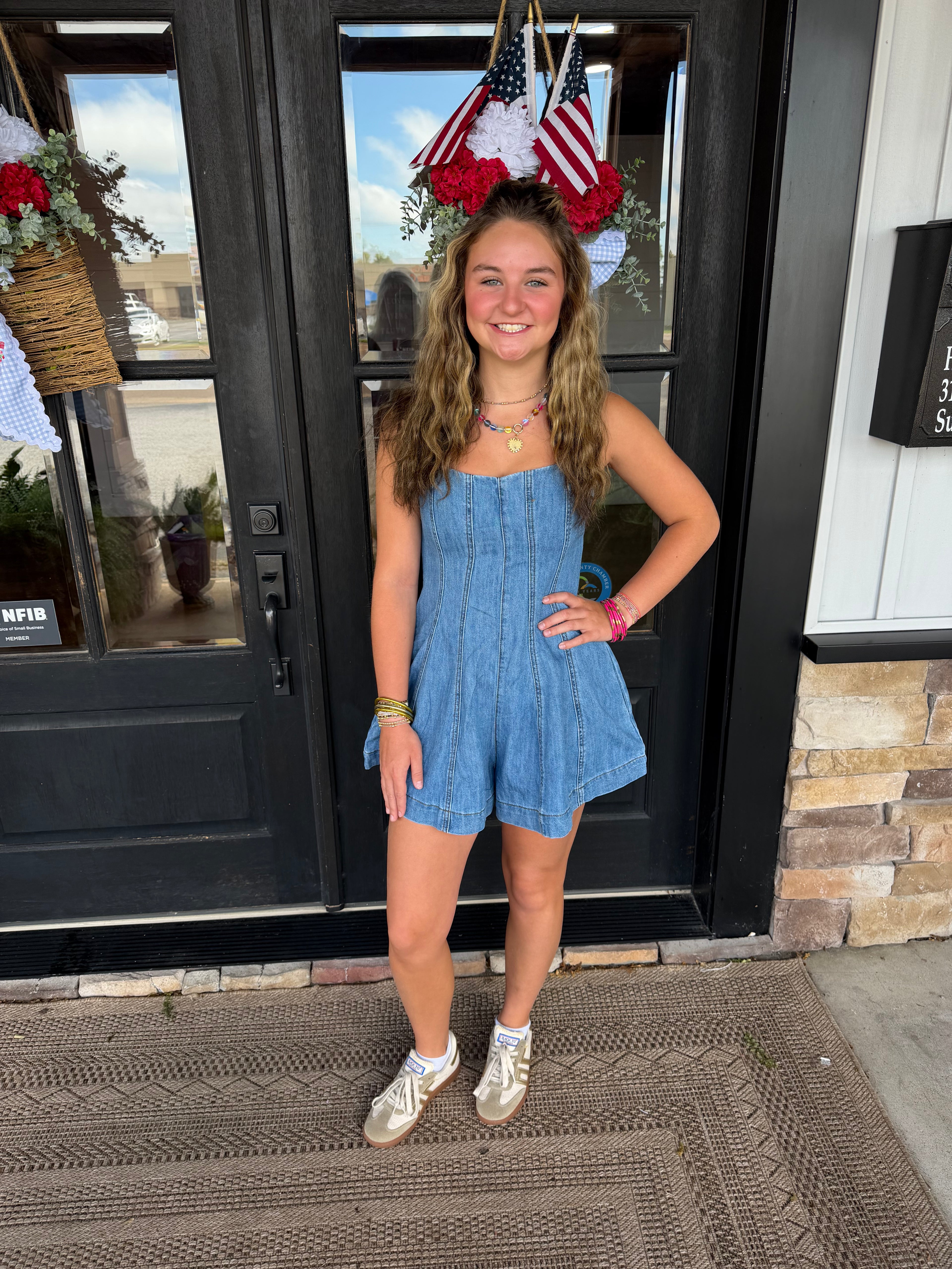 Demin Romper