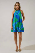 Tropical Haity Shift Mini Dress