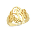 Custom WR Classic Monogram Ring (available in gold or silver)