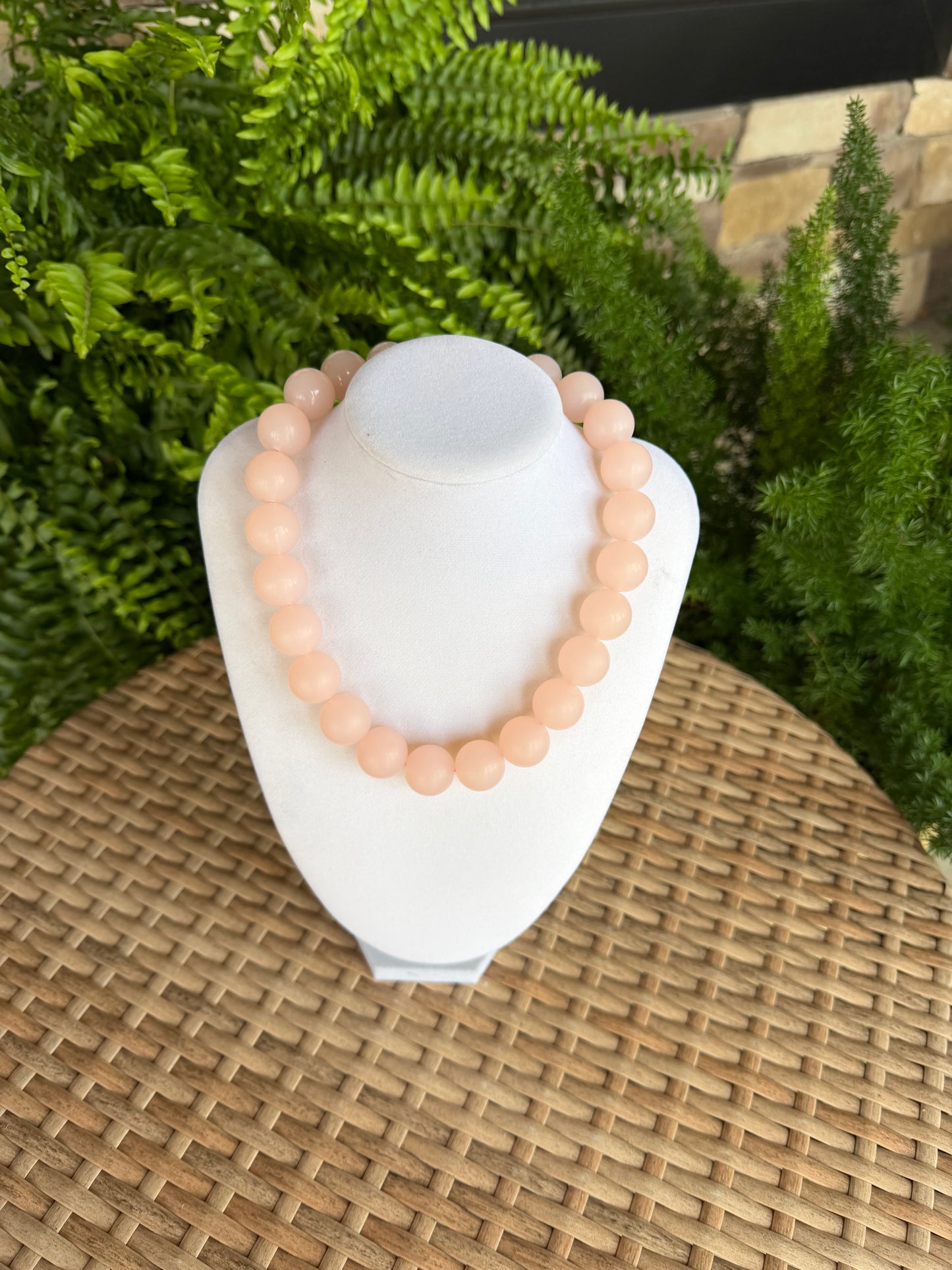 Light Pink Round Bead