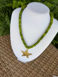 Green Star Necklace