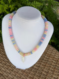 Pastel Necklace with Fish