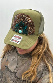 Olive Turkey Hat