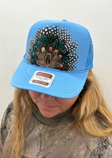 Blue Turkey Hat