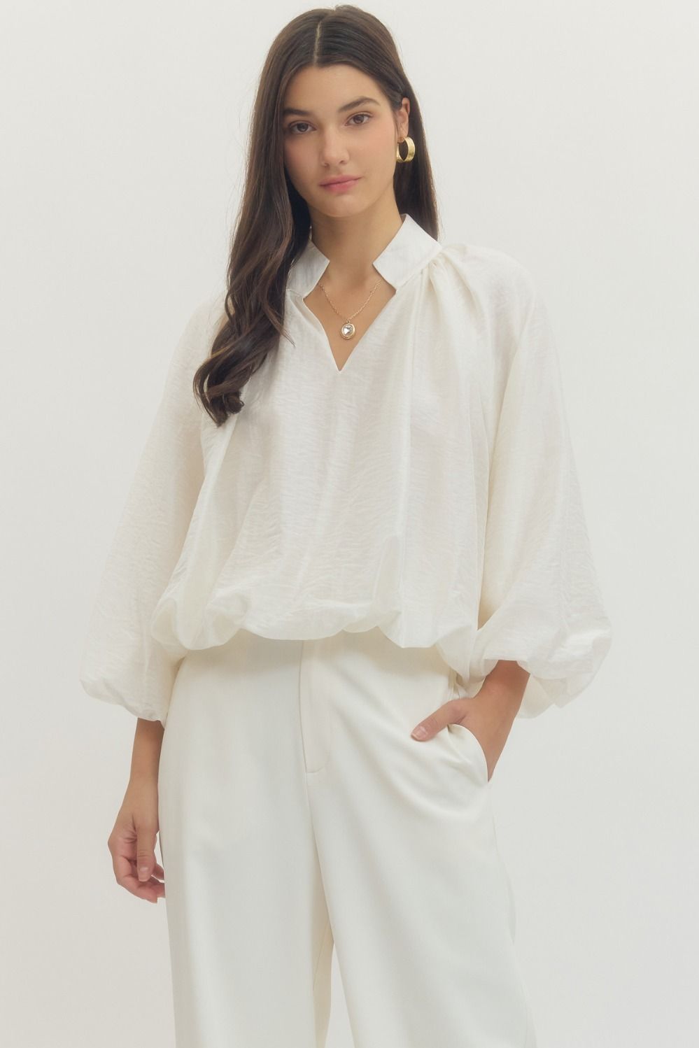 Sunday Brunch Ivory Top