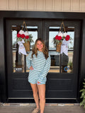 Striped Lounge Sweat Shorts