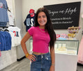 Hot Pink Crop Tee