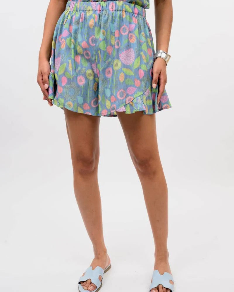 IVY Jane Colorful Flower Flowy Shorts