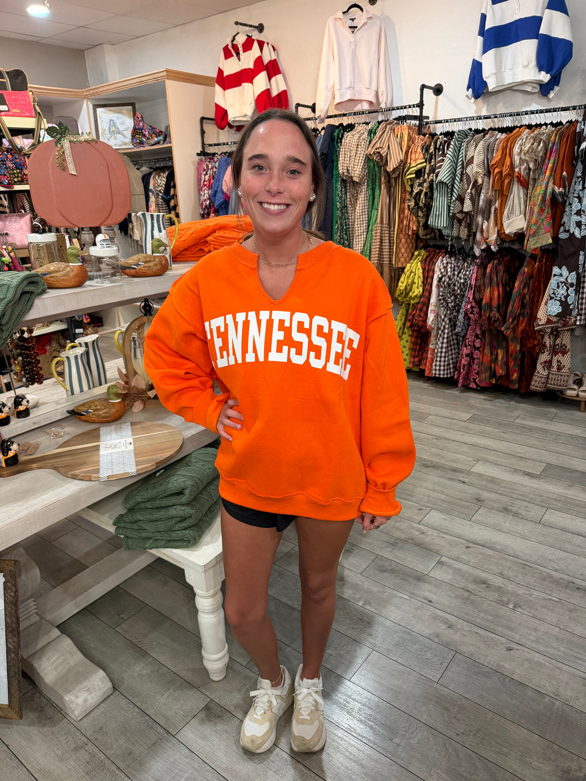Tennessee Split-Neck Terry Sweatshirt