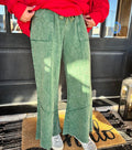 Zenana Acid Wash Wide Leg pants