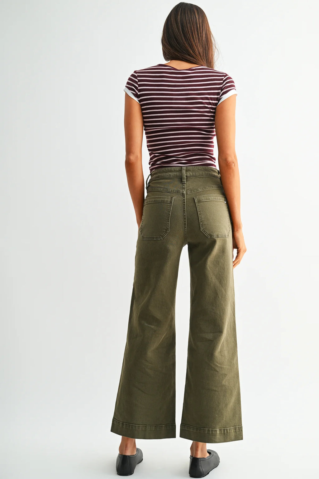 HIGH-RISE WIDE CROP TROUSER