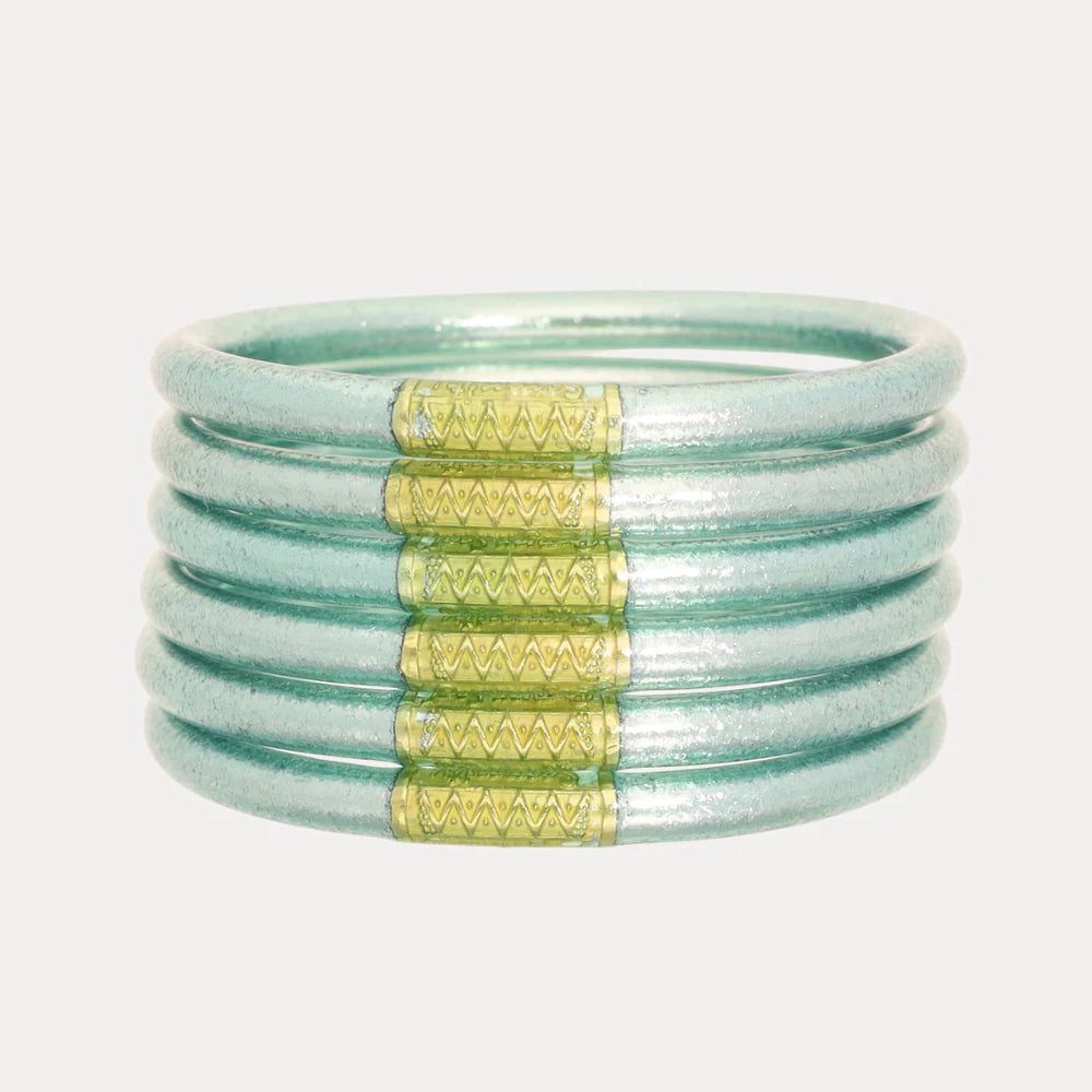 Budha Girl All Weather Bangles - Mint