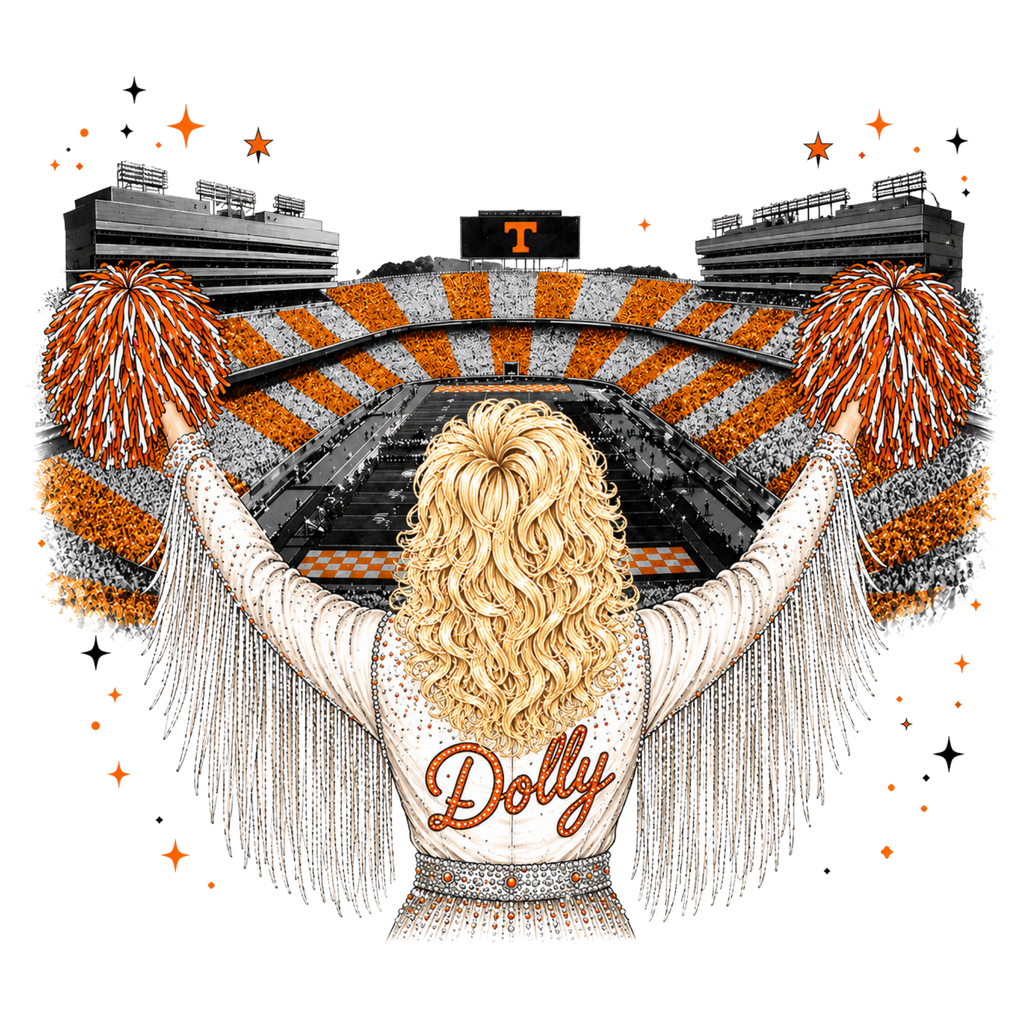 Dolly Cheer Vols Custom Tee