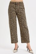 Mid Rise Crop Relaxed Pants