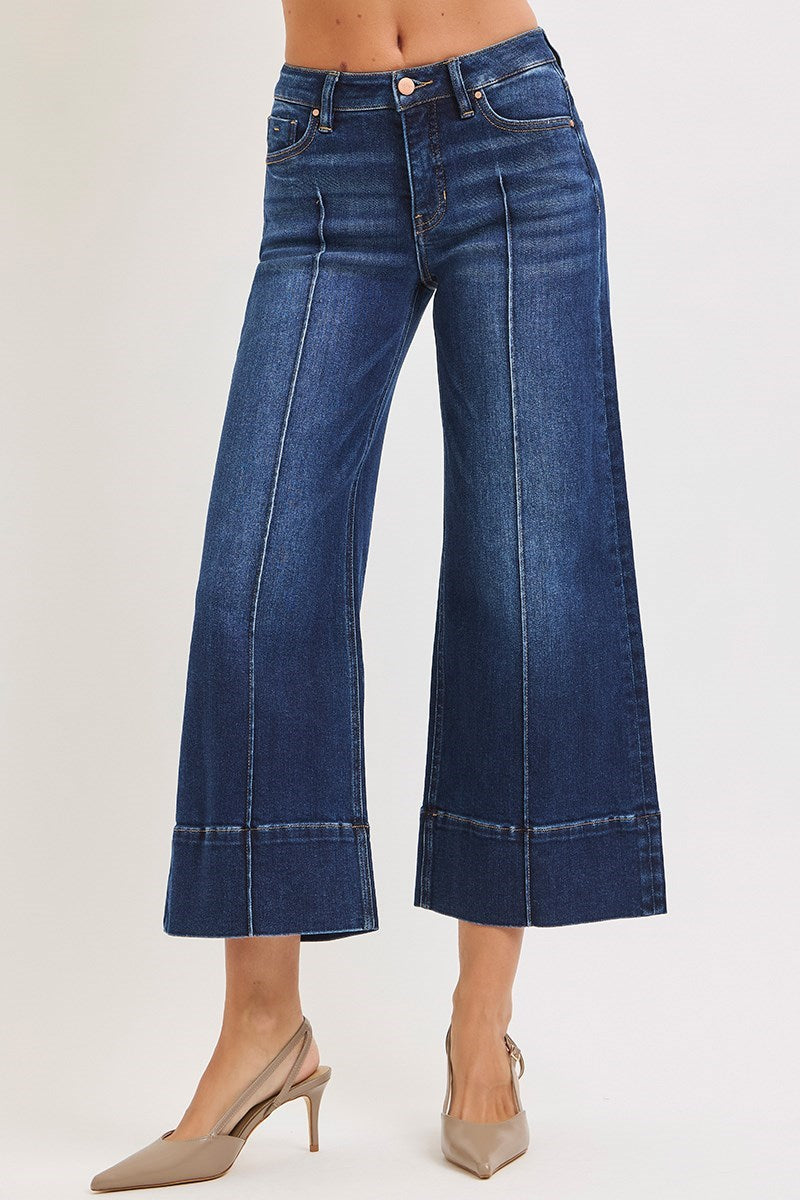 Deep Blue Tummy Control Jeans