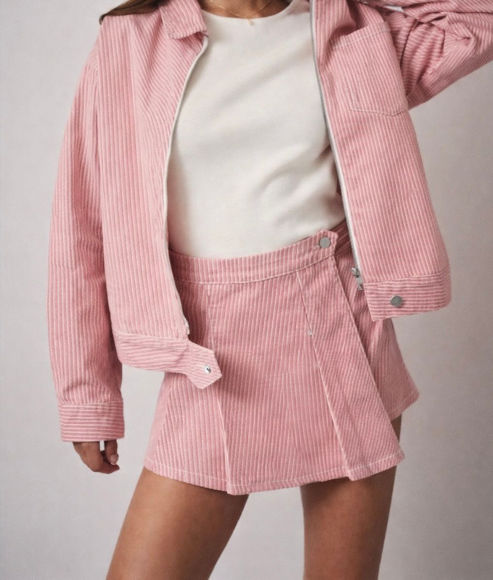 The Pink Hour Stripe Set