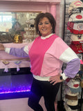 Hot Pink Colorblock Combo Top