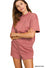 Scuba high neck top & shorts set