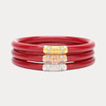 Budha Girl Three Kings All Weather Bangles - Red (set of 3)