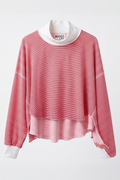 Mock Neck Laid Back top